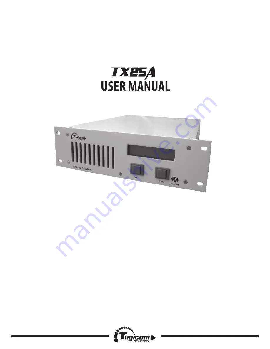 Tugicom TX25A User Manual Download Page 1