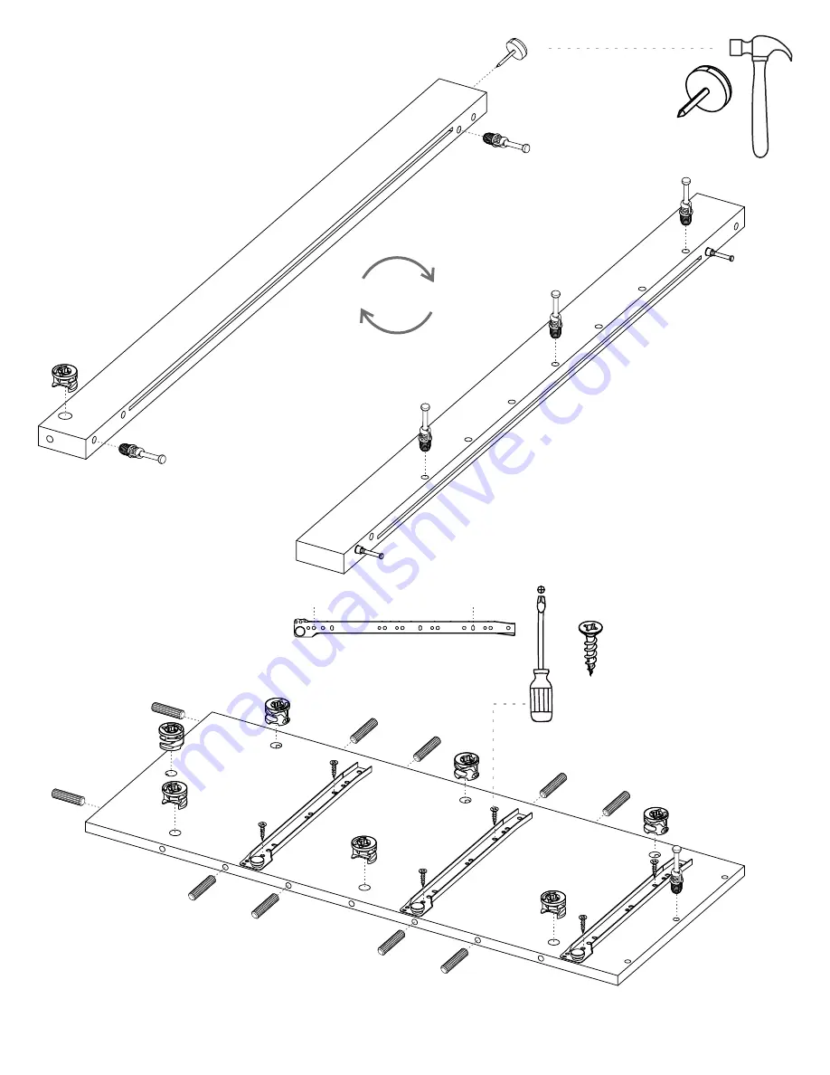 TUHOME Furniture BECCA CLZ 7151 Assembly Instructions Manual Download Page 10