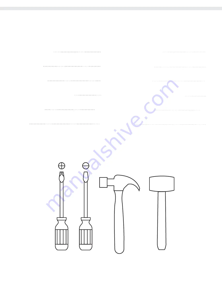 TUHOME Furniture ELW 3938 Assembly Instructions Manual Download Page 3