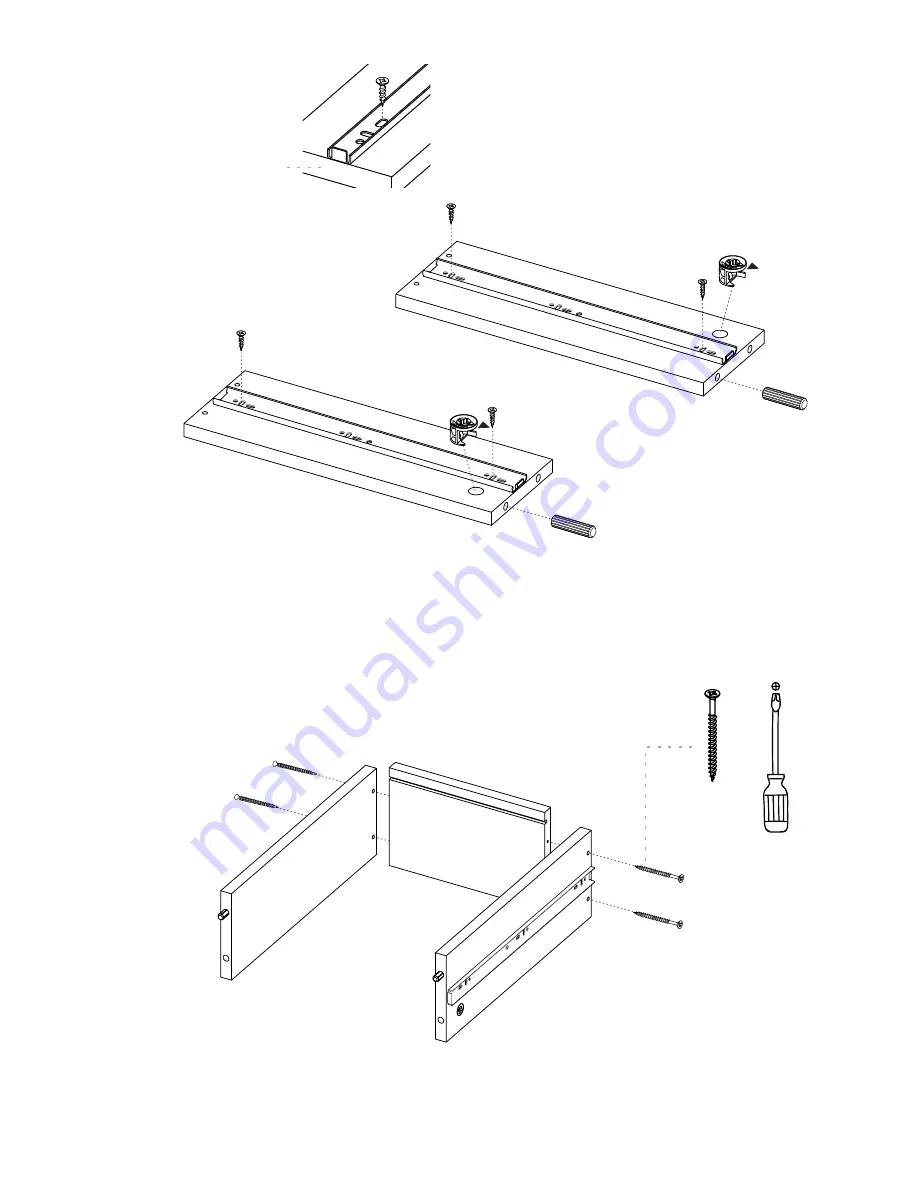 TUHOME Furniture LINEN CABINET Assembly Instructions Manual Download Page 19