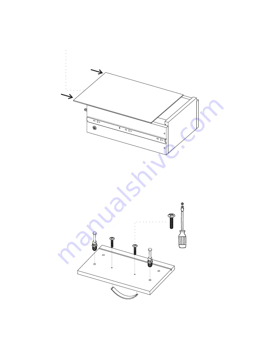 TUHOME Furniture LINEN CABINET Assembly Instructions Manual Download Page 20