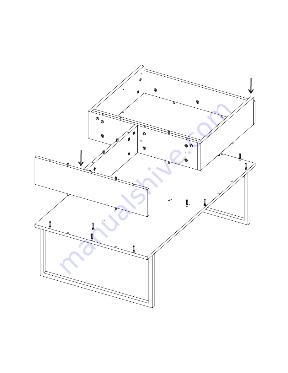 TUHOME Furniture LUXOR MLC 6259 Assembly Instructions Manual Download Page 14