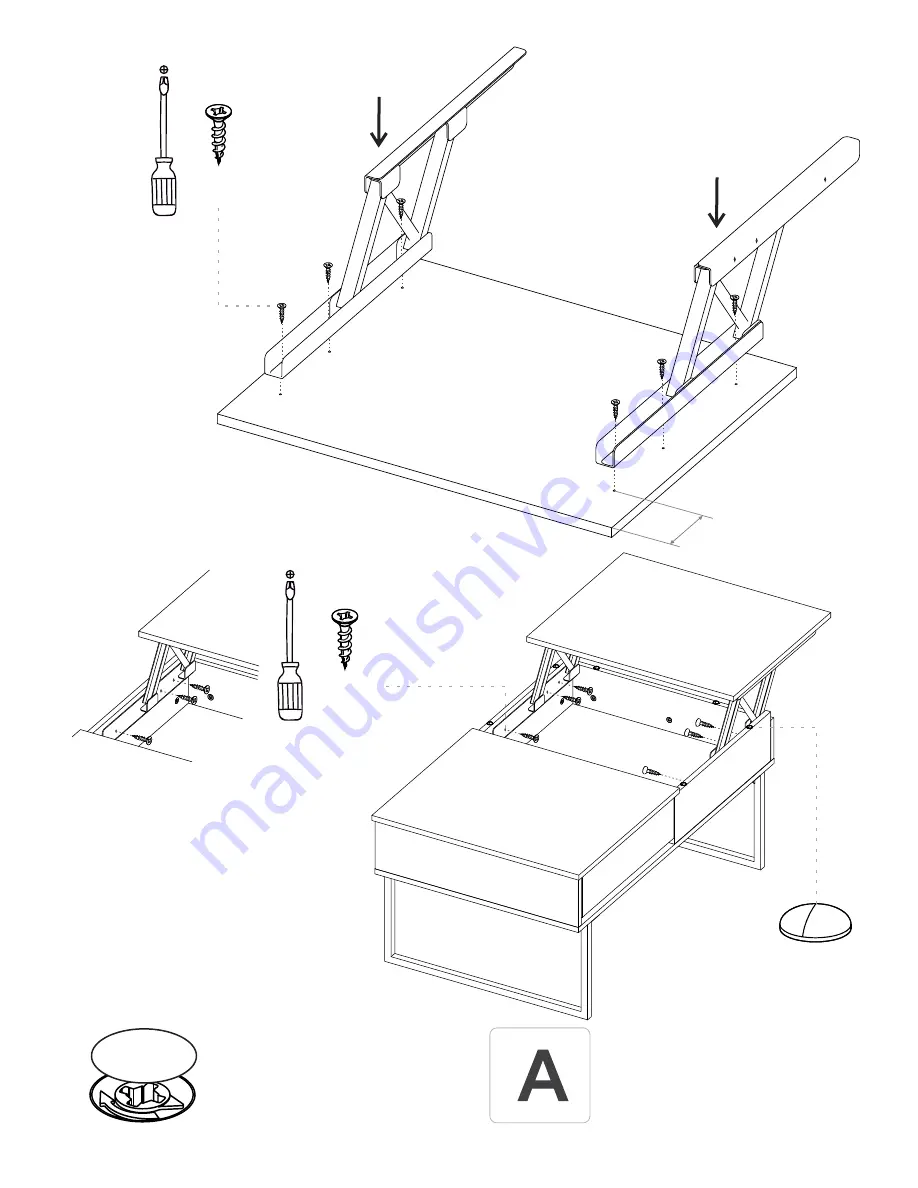 TUHOME Furniture LUXOR MLC 6259 Assembly Instructions Manual Download Page 22