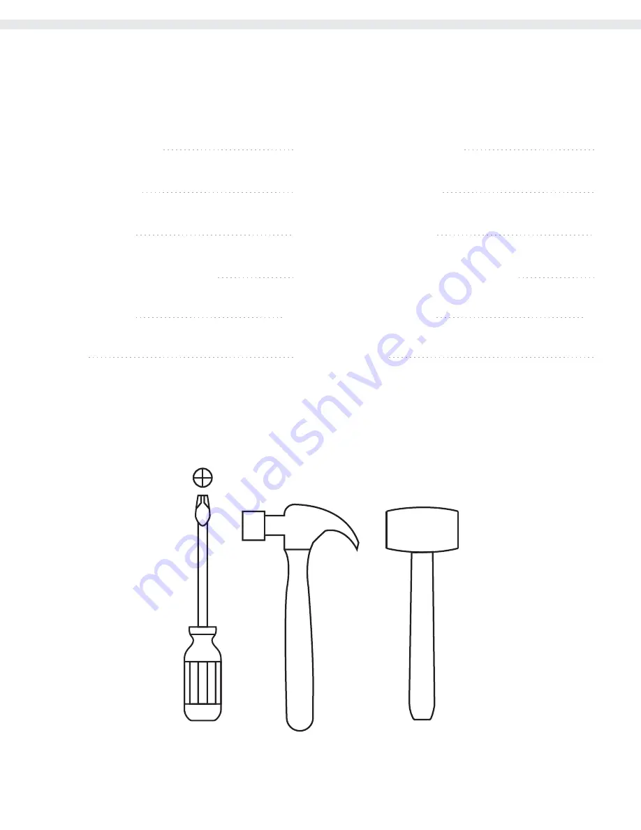 TUHOME Furniture MLB4228 Assembly Instructions Manual Download Page 3