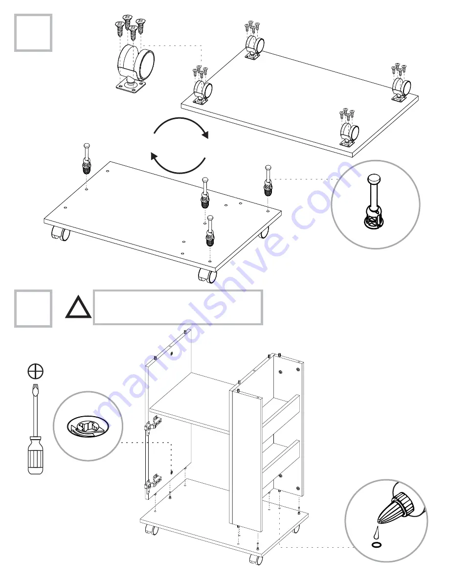 TUHOME Furniture MLB4228 Assembly Instructions Manual Download Page 11