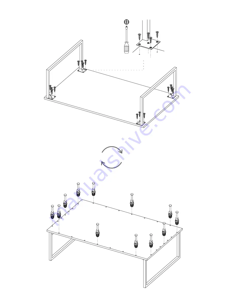 TUHOME Furniture NORA LIFT TOP MLC 6256 Скачать руководство пользователя страница 9