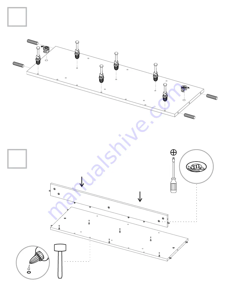 TUHOME Furniture ZCG5659 Assembly Instructions Manual Download Page 10