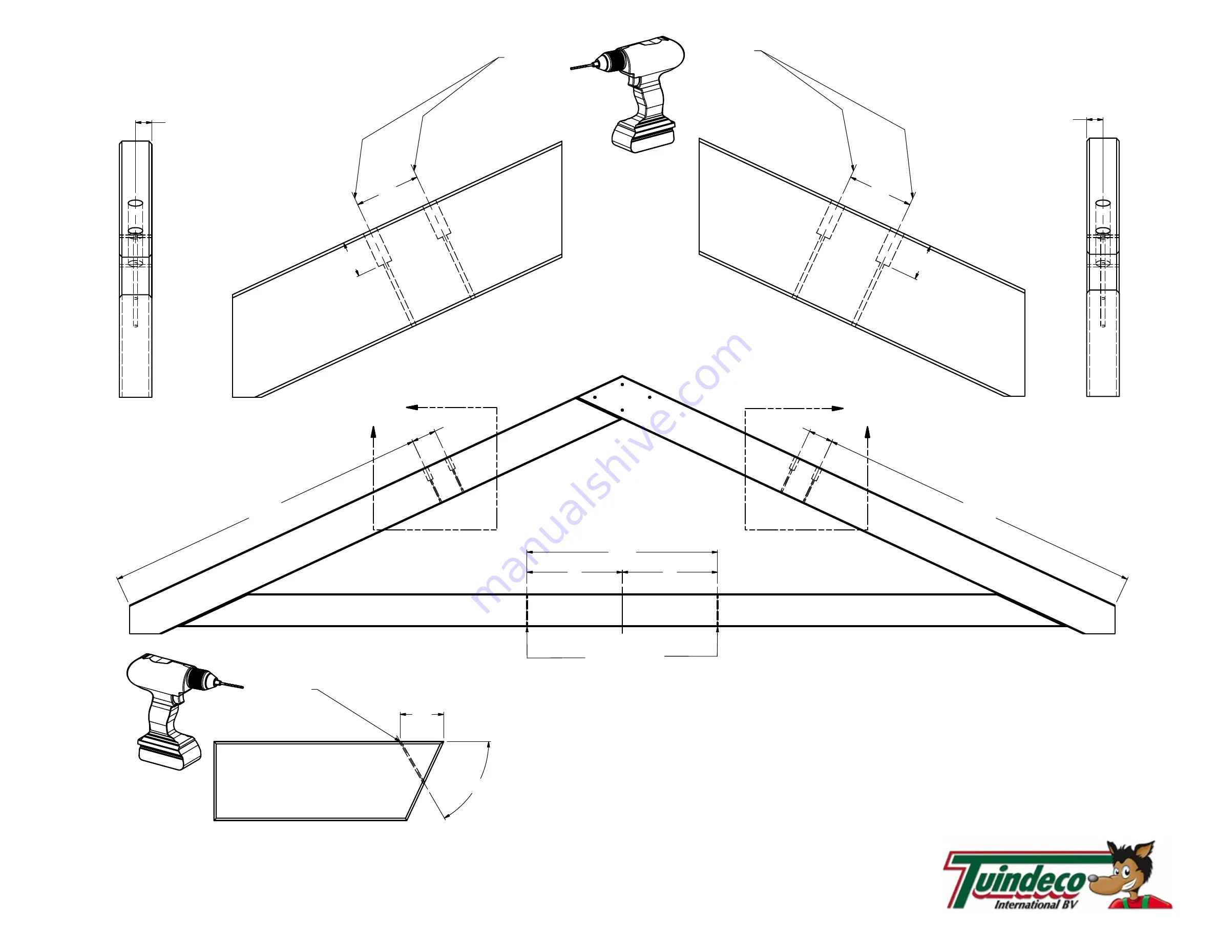 Tuindeco 42.7920 Assembly Instructions Manual Download Page 11