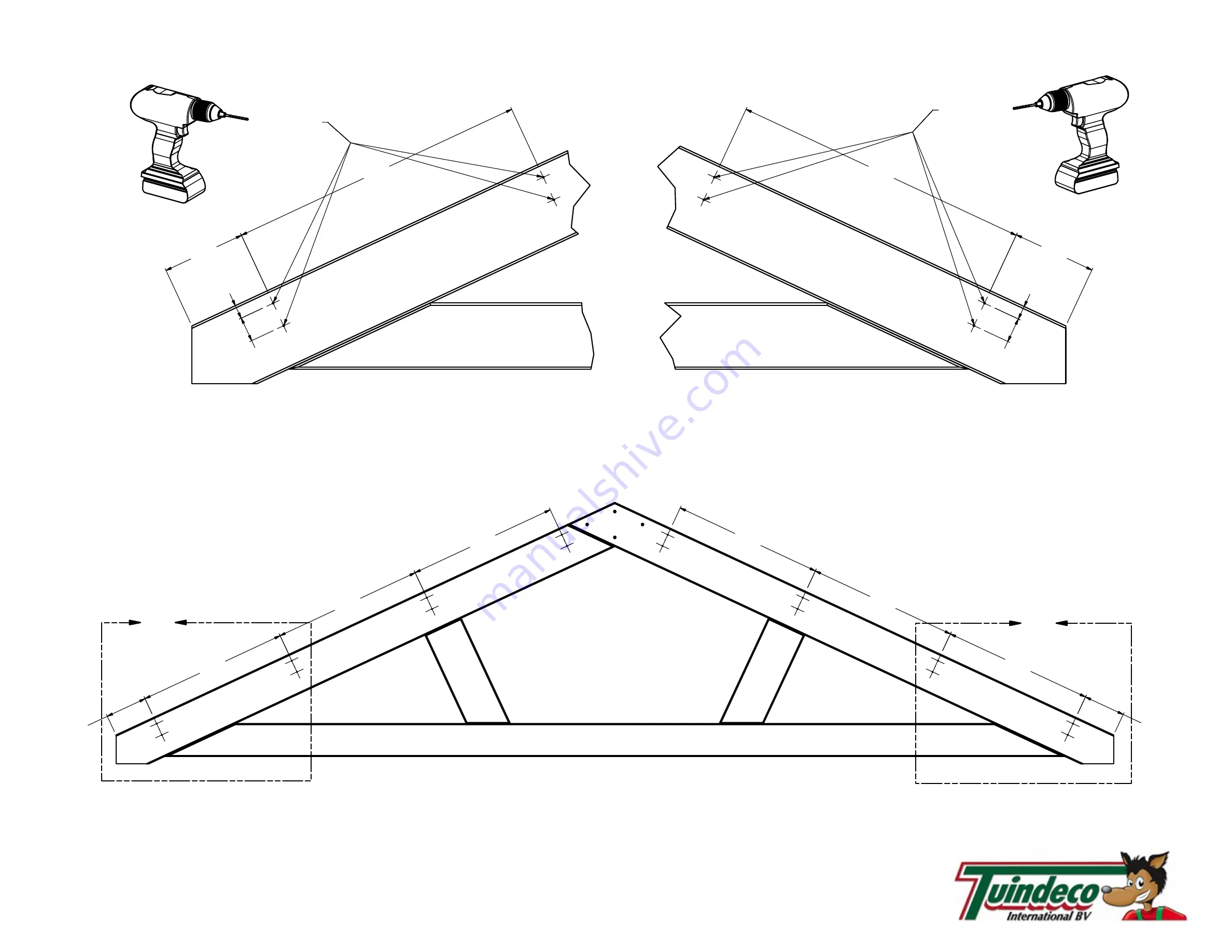 Tuindeco 42.7920 Assembly Instructions Manual Download Page 13