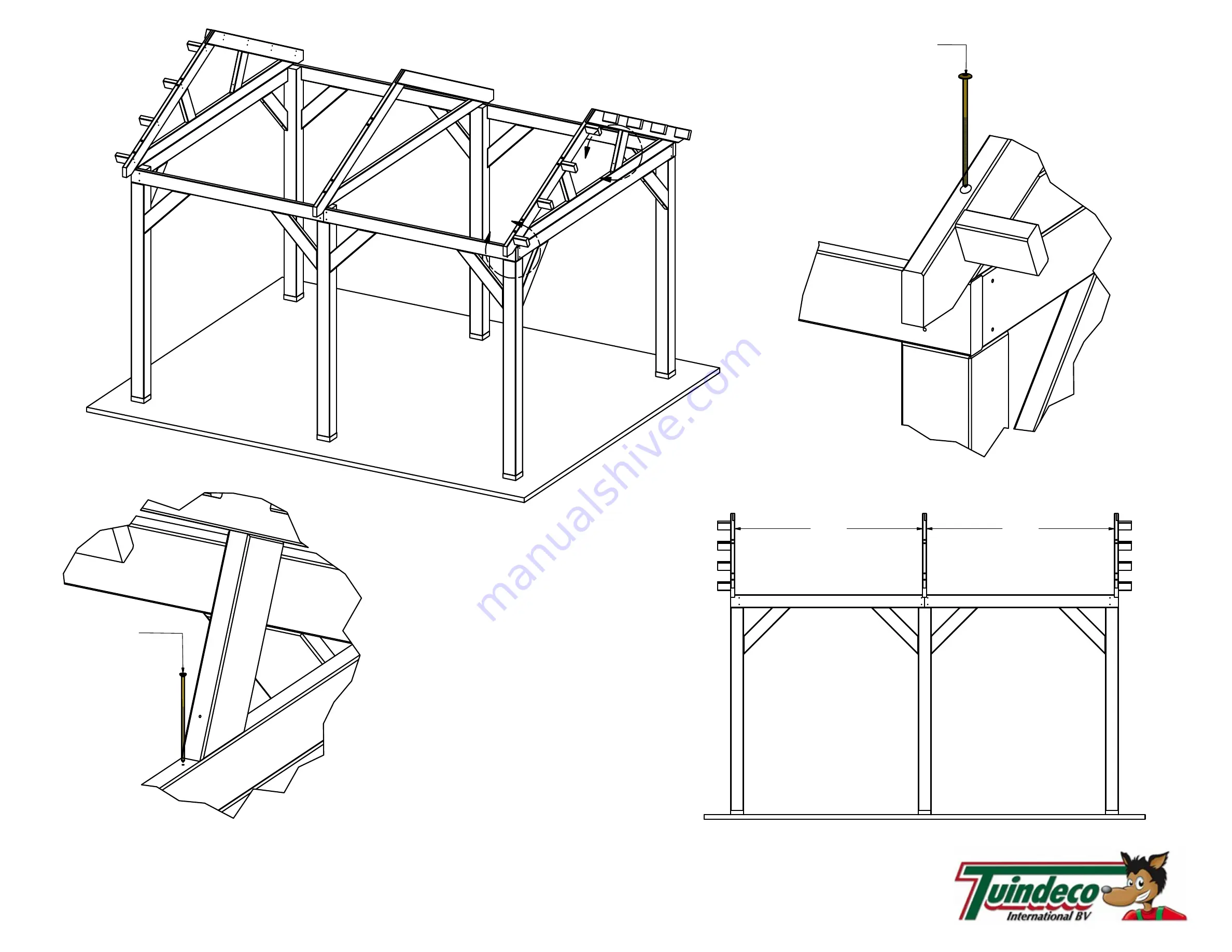 Tuindeco 42.7920 Assembly Instructions Manual Download Page 15