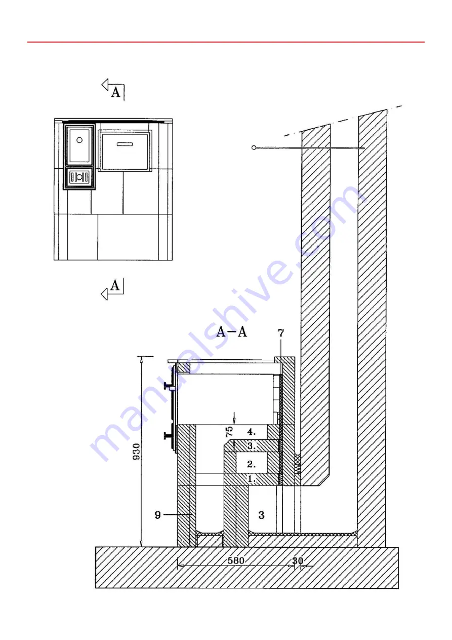 Tulikivi HPU 700 Construction Drawings Download Page 10