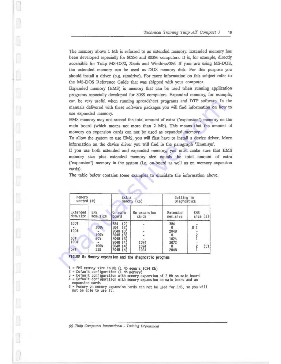 Tulip Computers AT Compact 3 Technical Training Manual Download Page 23