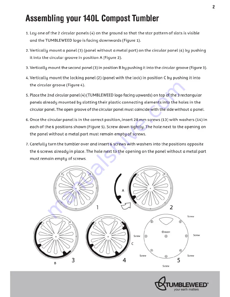 Tumbleweed 140L Instruction Manual Download Page 3