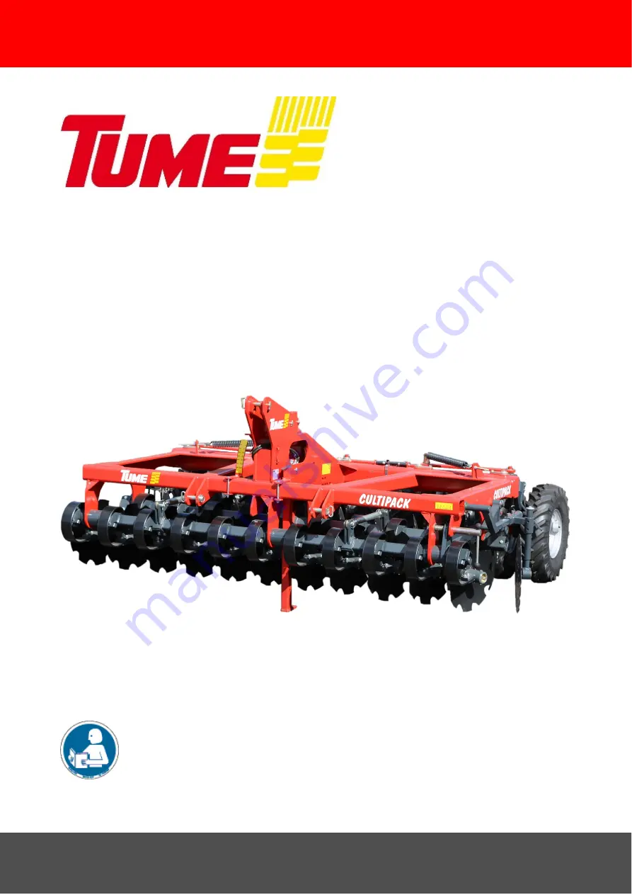 Tume CultiPack  4001 Operator'S Manual Download Page 1