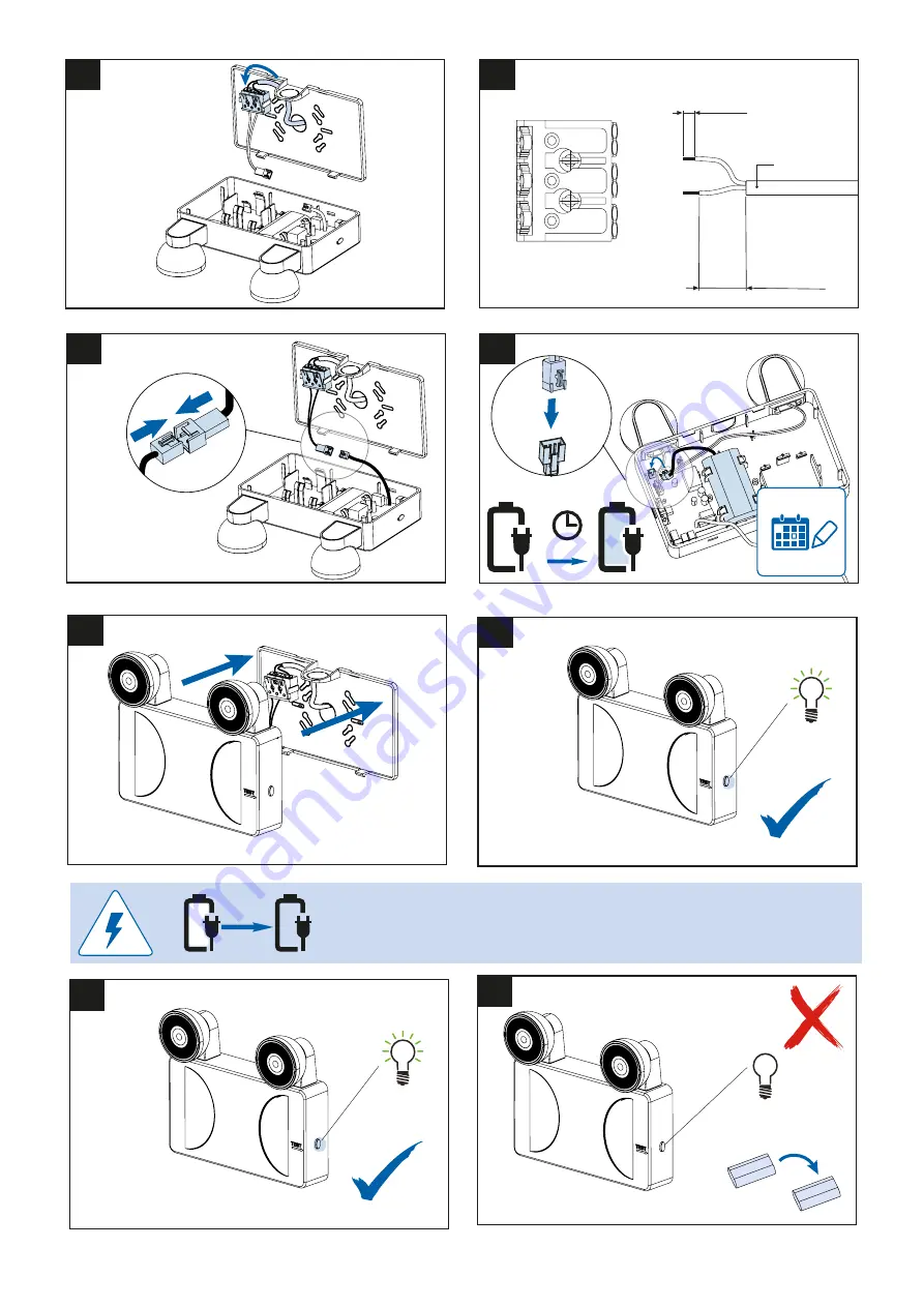 Tungsram TW Spot G1 TU 6W 3 Li SST X WM Install Instruction Manual Download Page 3