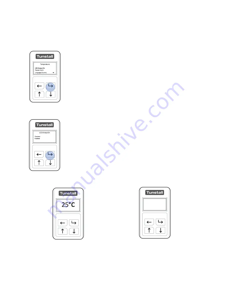 Tunstall Ambient Temperature Sensor Скачать руководство пользователя страница 10