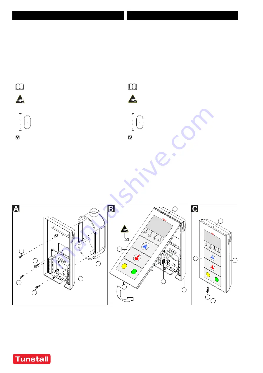 Tunstall Flamenco 77 0520 00 Installation Instructions Manual Download Page 6