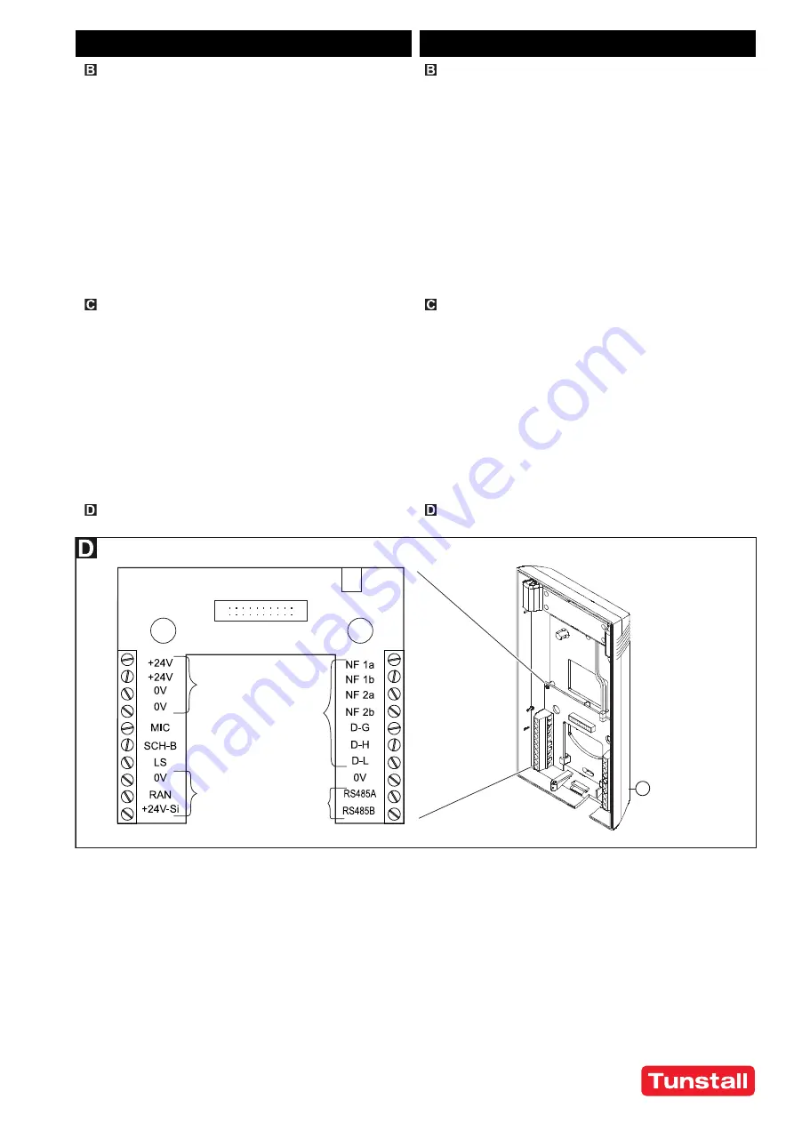 Tunstall Flamenco 77 0520 00 Installation Instructions Manual Download Page 7