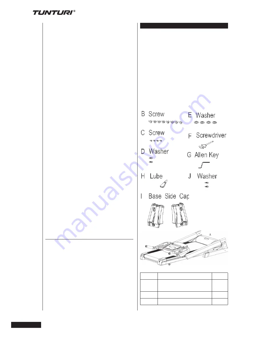 Tunturi 14TRN01010 Скачать руководство пользователя страница 4