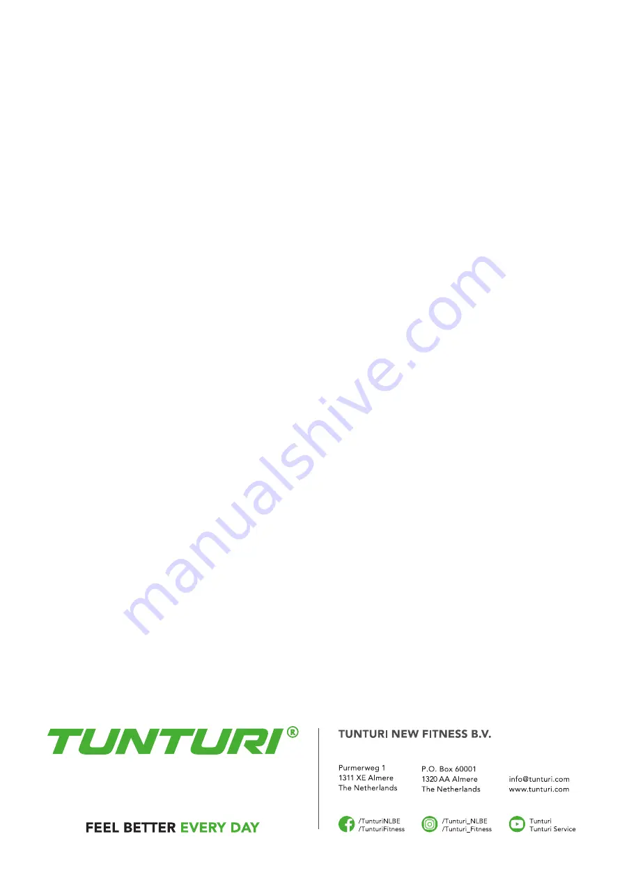 Tunturi 21TCFT0050 User Manual Download Page 88