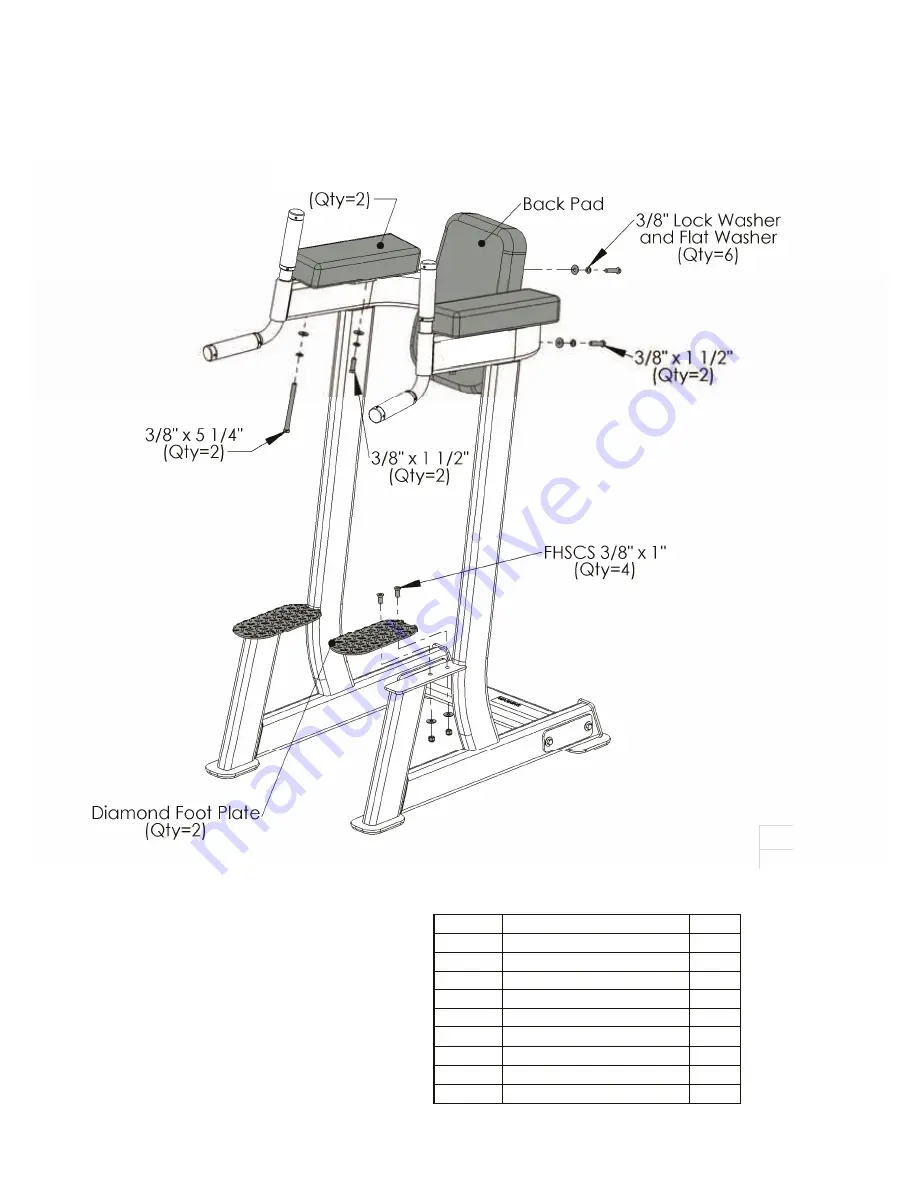 Tunturi Platinum Dip Station Owner'S Manual Download Page 9