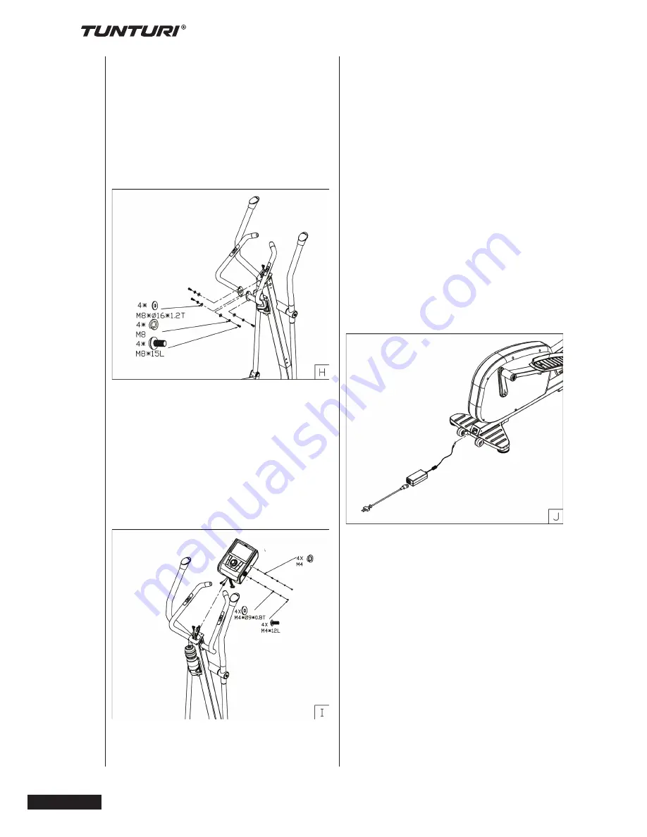 Tunturi Pure Cross R 6.1 User Manual Download Page 34