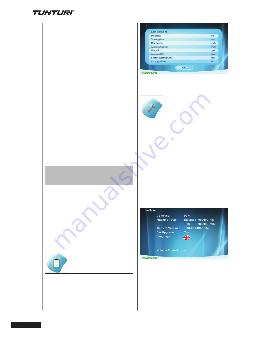 Tunturi Pure Cross R 6.1 User Manual Download Page 50