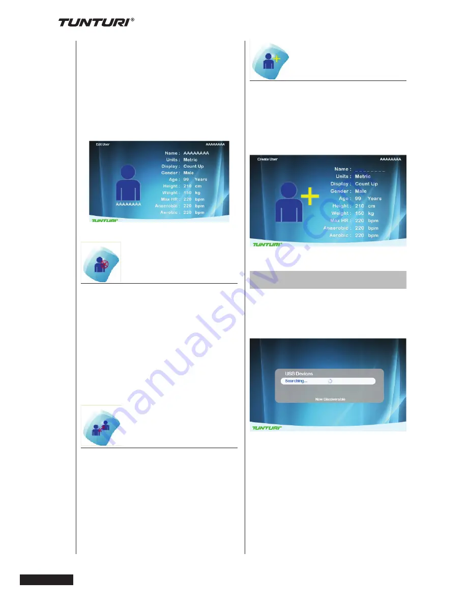 Tunturi Pure Cross R 6.1 User Manual Download Page 52