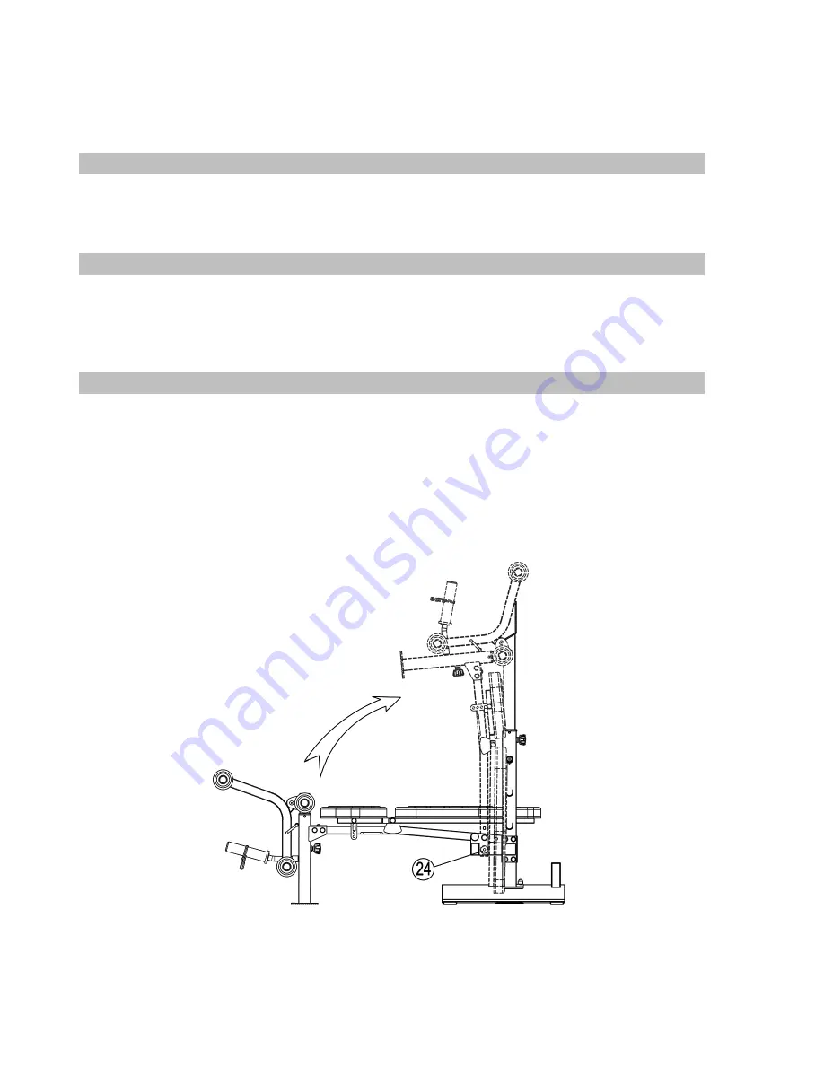 Tunturi Pure Weight bench Owner'S Manual Download Page 16