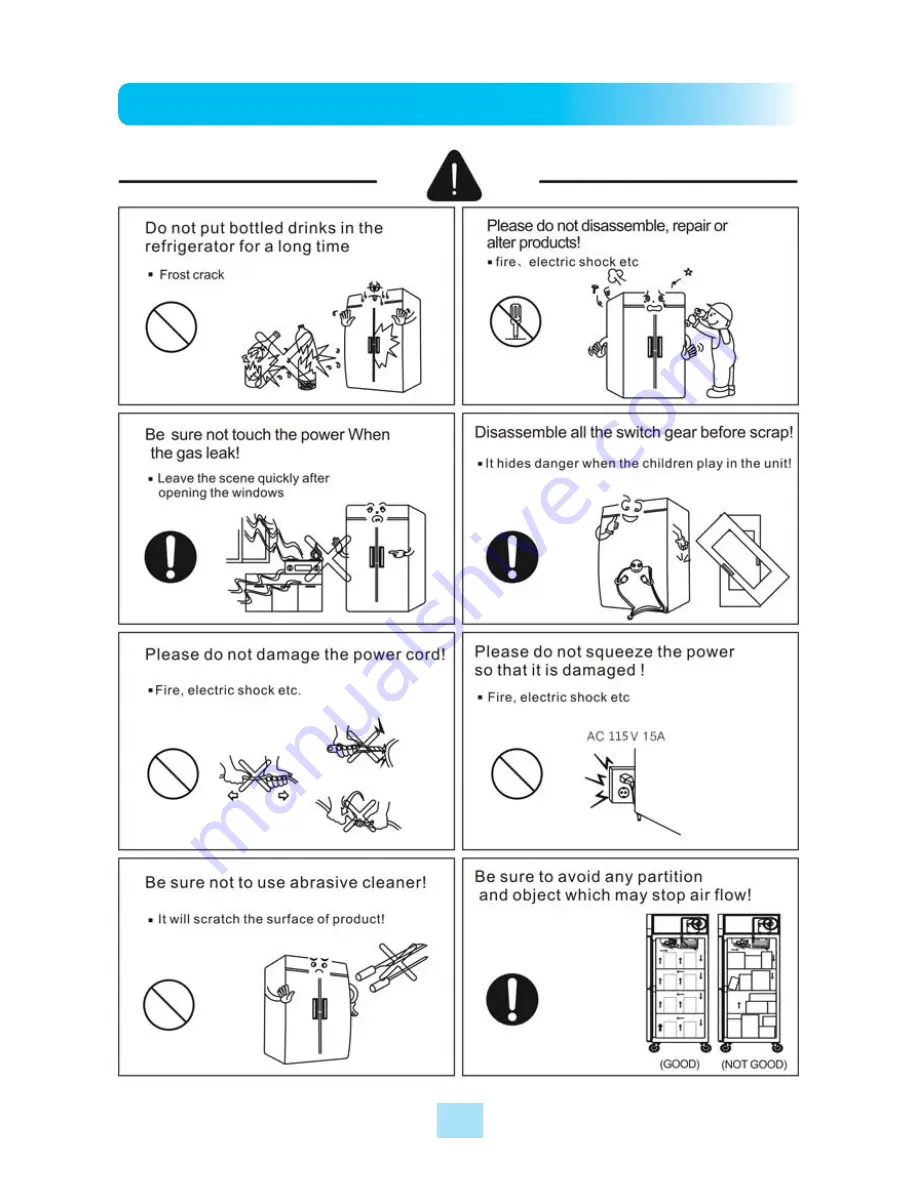 Turbo Air JBT-36 Installation And Operation Manual Download Page 9