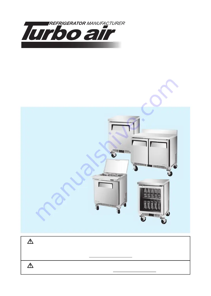 Turbo Air MST-24S-N6 Installation And Operation Manual Download Page 1