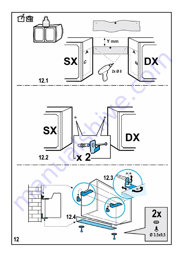 Turbo Air NATIVA Instruction On Mounting And Use Manual Download Page 6