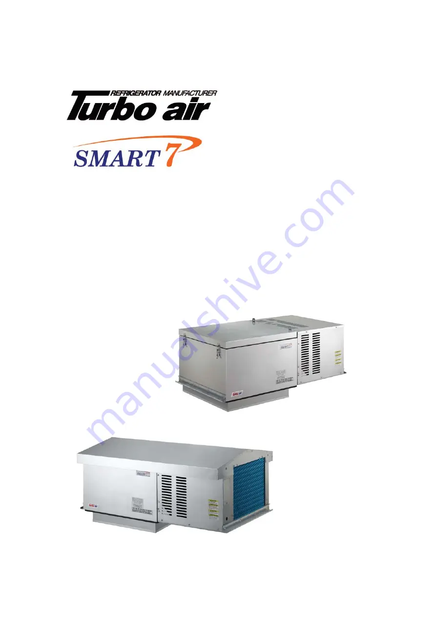 Turbo Air SMART 7 STI022LR404A2 Installation & Operation Manual Download Page 1