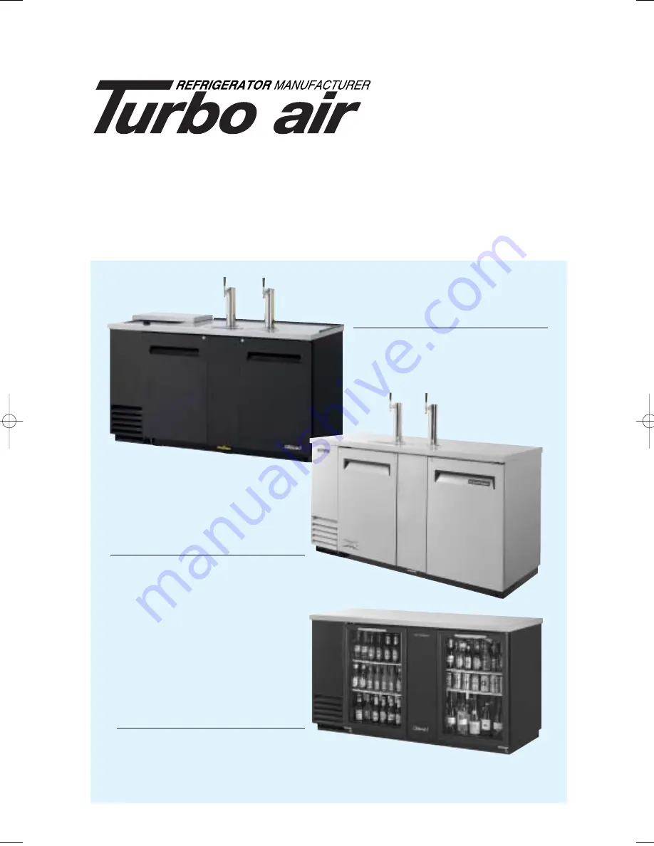 Turbo Air TBB-2SB Installation And Operation Manual Download Page 1