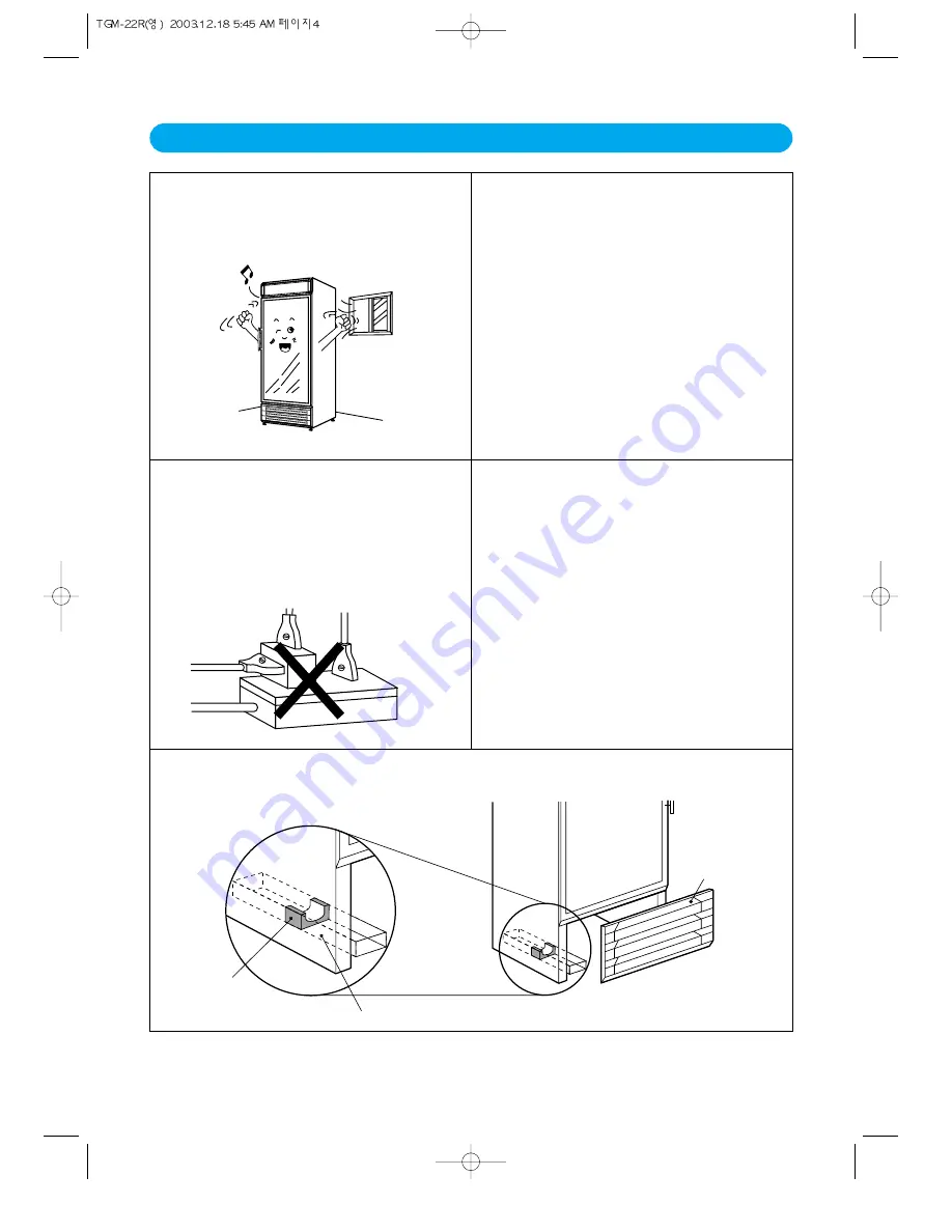 Turbo Air TGM-22R Instruction Manual Download Page 5