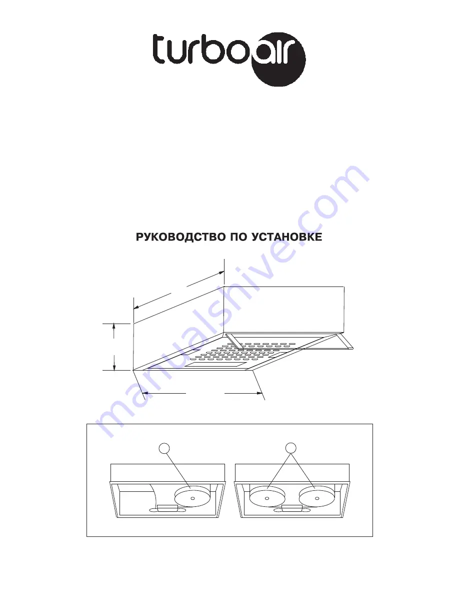 Turbo Air TL18GR Скачать руководство пользователя страница 1