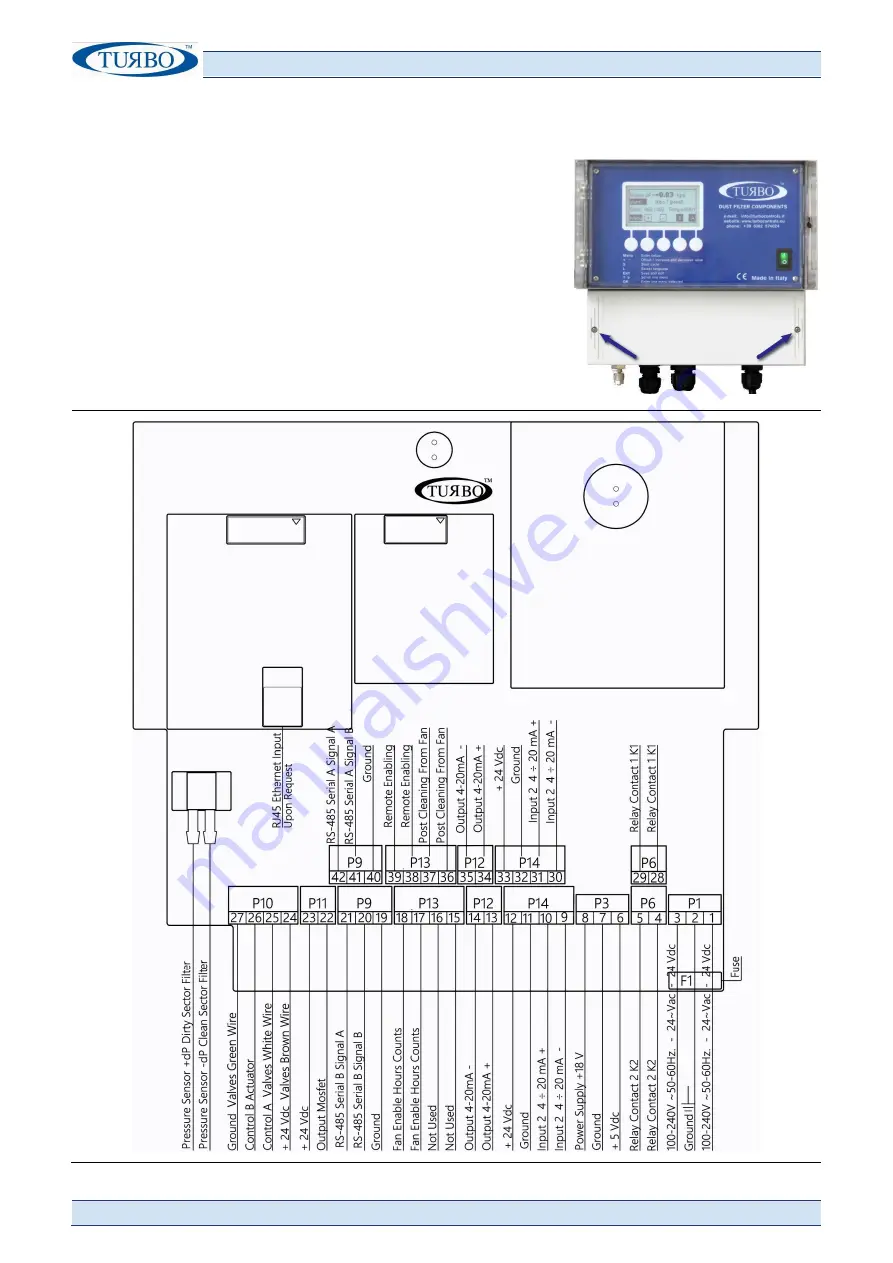 Turbo Master EcoNet Plus EC++LS Use And Maintenance Instructions Download Page 8