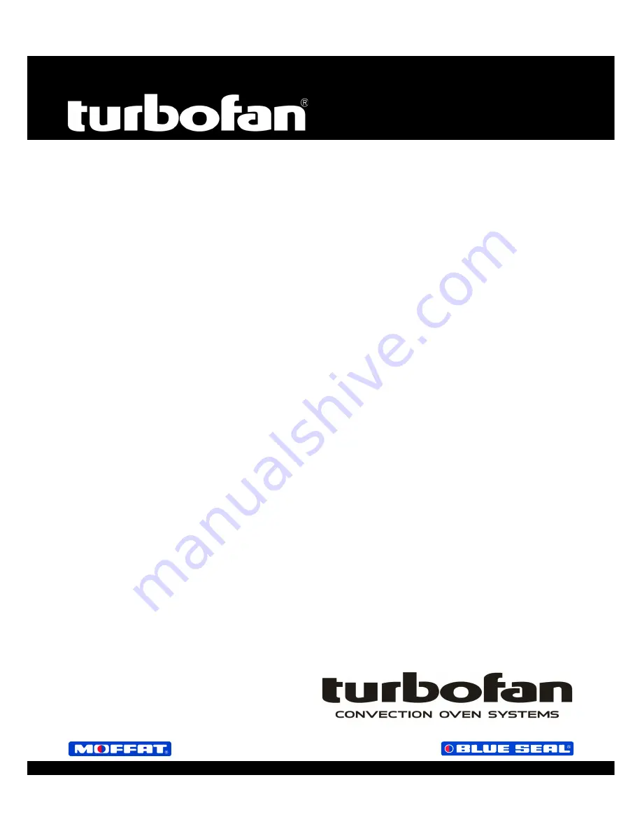 turbofan e31D4 Operation Manual Download Page 1