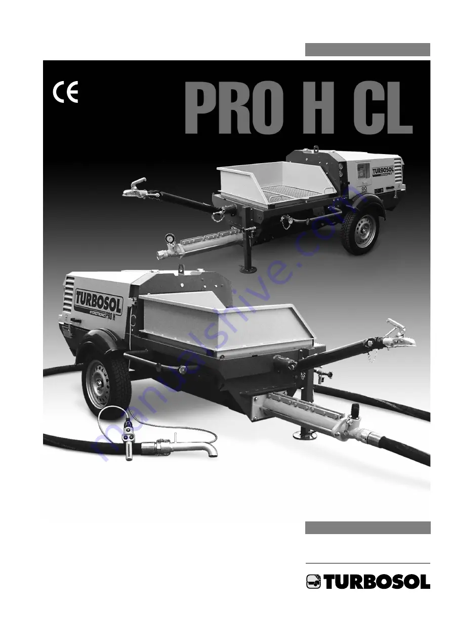 Turbosol PRO H CL Instructions For Use And Maintenance Manual Download Page 1