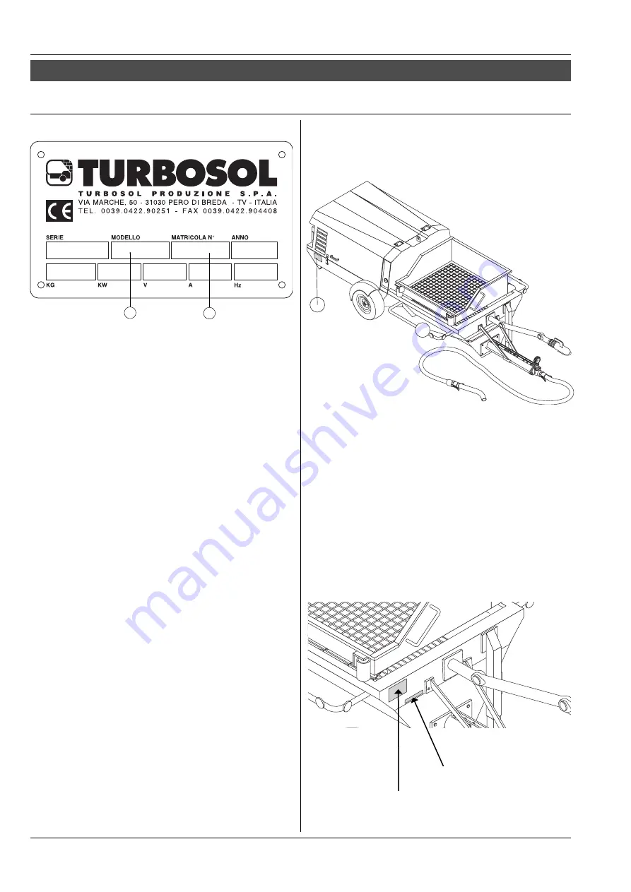 Turbosol PRO H CL Instructions For Use And Maintenance Manual Download Page 6