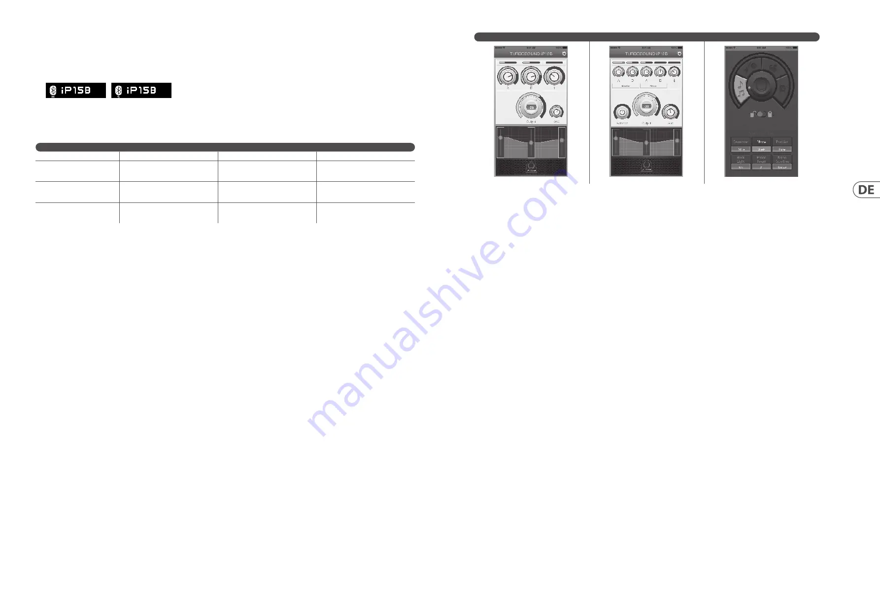 Turbosound inspire ip12b Quick Start Manual Download Page 16