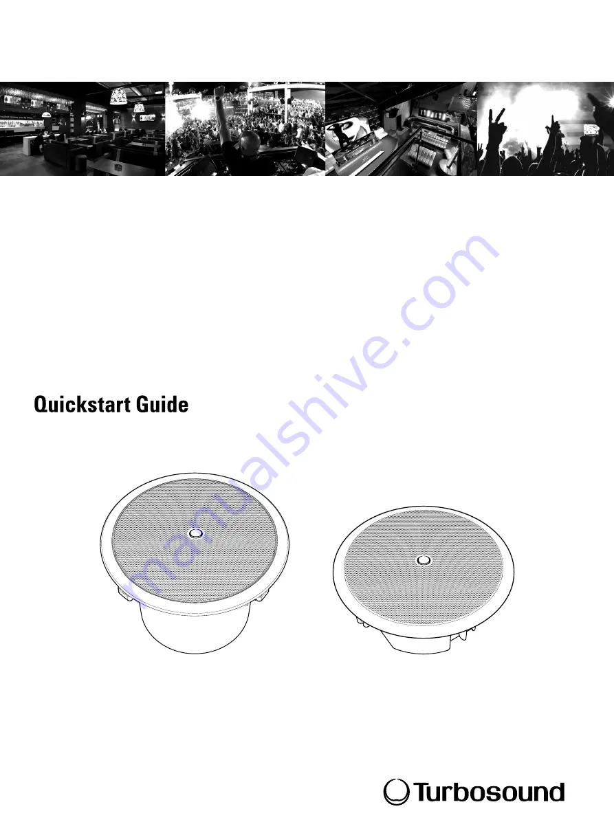 Turbosound TCS52C-T-WH Скачать руководство пользователя страница 1