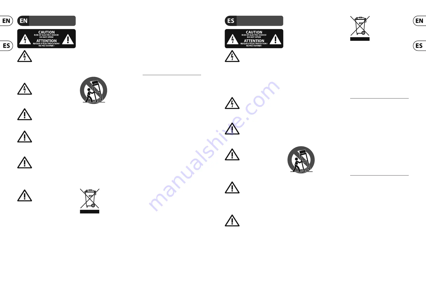 Turbosound TCS52C-T-WH Скачать руководство пользователя страница 2