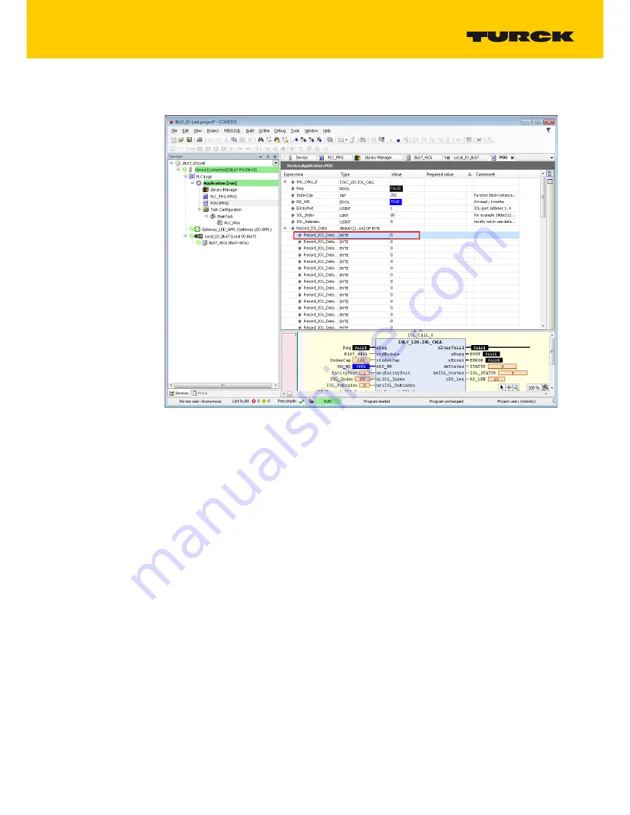 turck BL20-E-4IOL Operating Instructions Manual Download Page 87