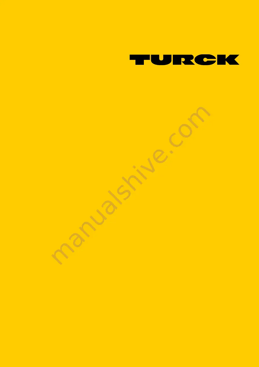 turck BL20-PG-EN-V3 Скачать руководство пользователя страница 1