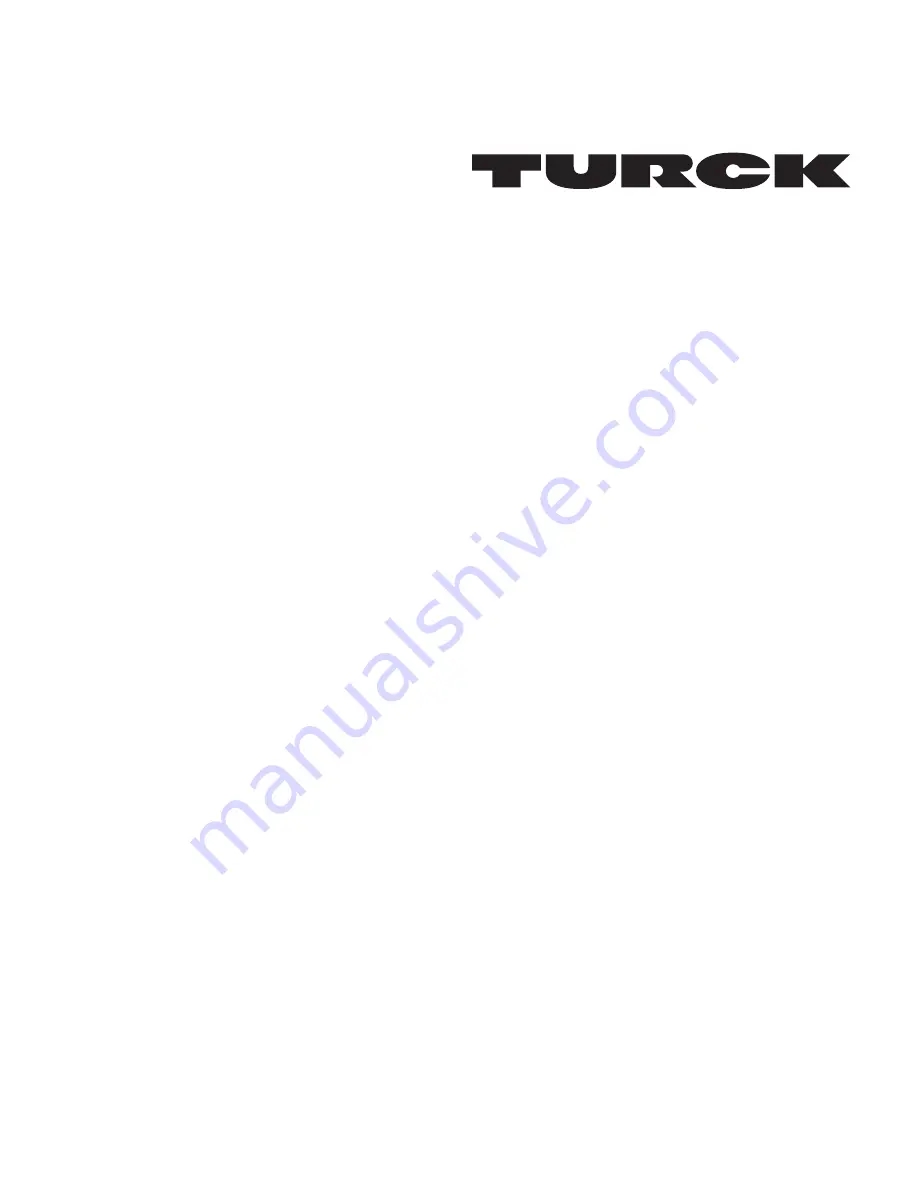 turck EZ-track Скачать руководство пользователя страница 1