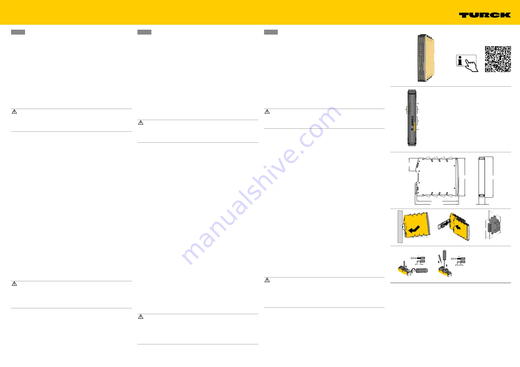 turck IM18-DI03-4S-4T1R-S Series Скачать руководство пользователя страница 1