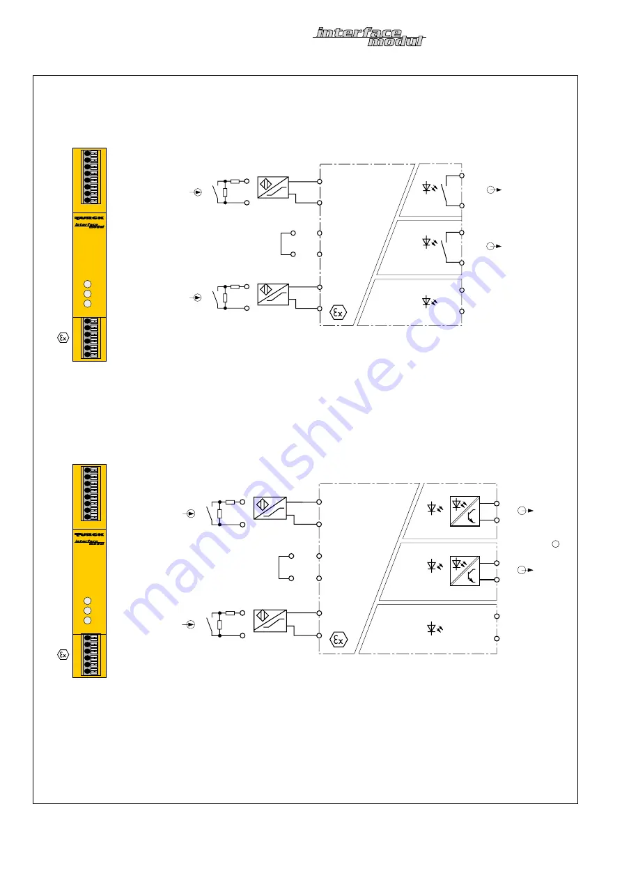 turck IME-DI-22Ex-R/24VDC Скачать руководство пользователя страница 2