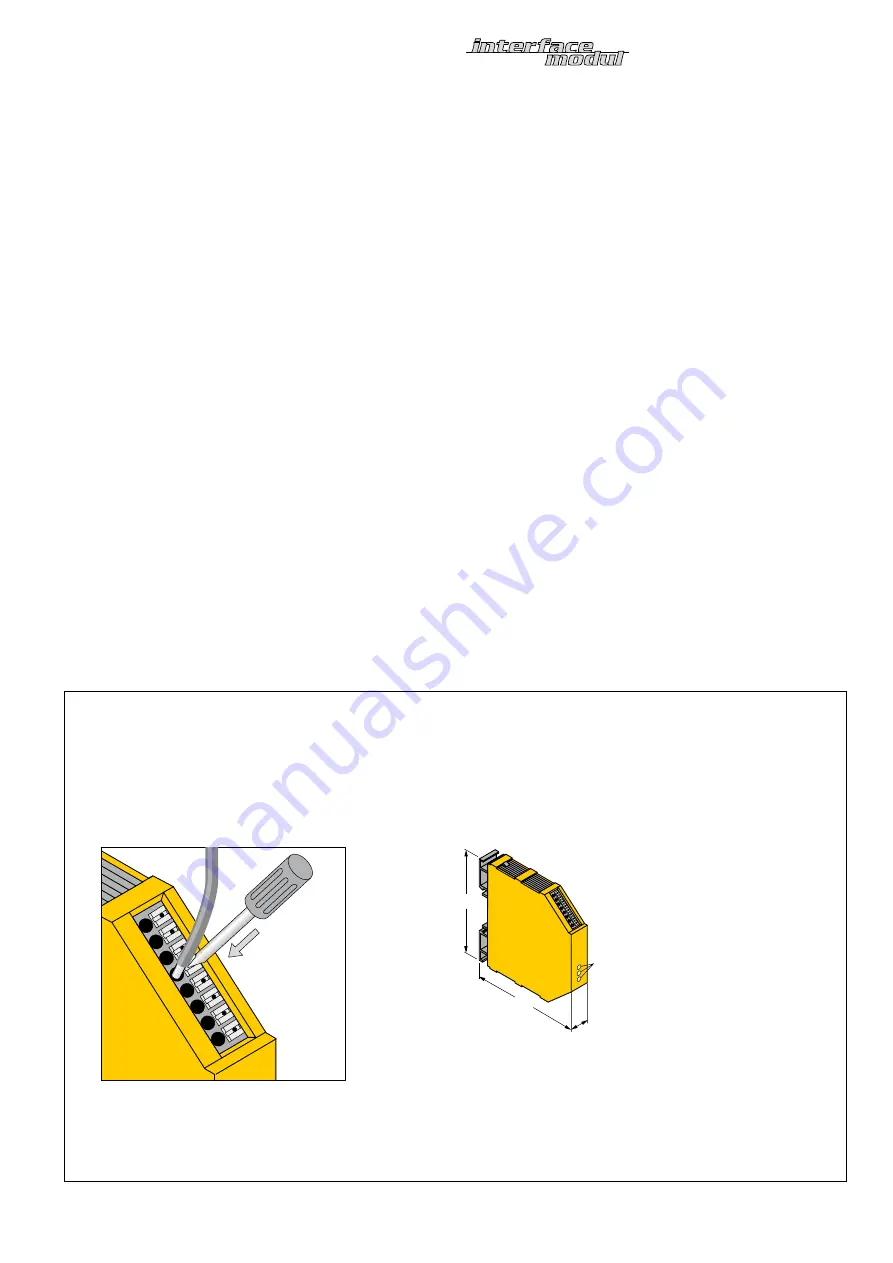 turck interface modul IME-TI-11Ex-Ci/24VDC Quick Installation Manual Download Page 3