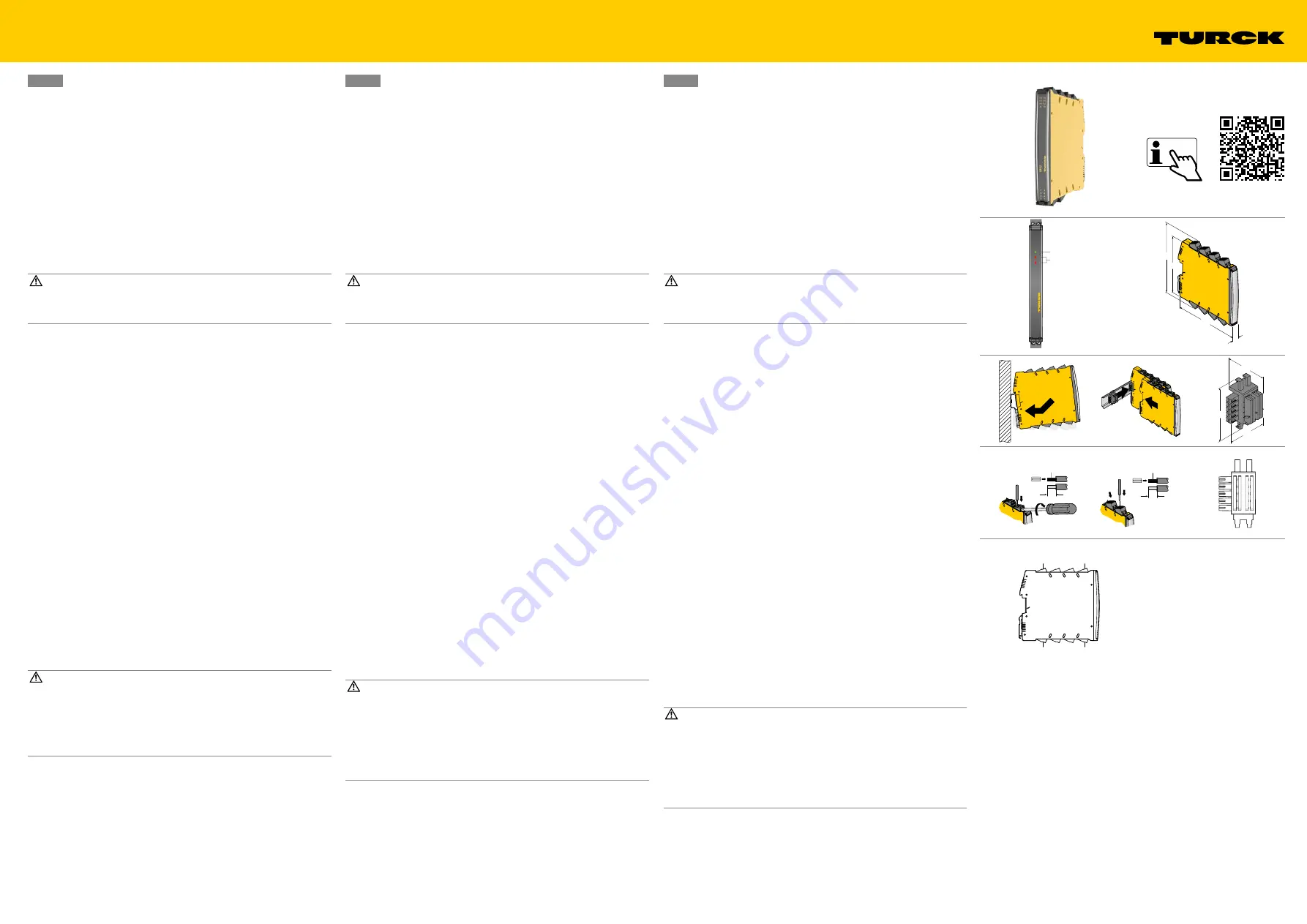 turck M12-AO01 Series Скачать руководство пользователя страница 3